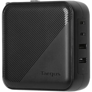 Targus PowerElite 100W GaN Wall Charger - Europe, Australia - 120 V AC, 230 V AC Input - Black