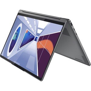 Lenovo Yoga 9 14IRP8 83B10046HV 35.6 cm (14") Touchscreen Convertible 2 in 1 Notebook - 2.8K - 2880 x 1800 - Intel Core i7 13th Gen i7-1360P Dodeca-core (12 Core) - Intel Evo Platform - 16 GB Total RAM - 16 GB On-board Memory - 1 TB SSD - Storm Grey - Intel Chip - Windows 11 Home - Intel Iris Xe Graphics - Eyesafe - Hungarian Keyboard - Front Camera/Webcam - 14 Hours Battery Run Time - IEEE 802.11ax Wireless LAN Standard