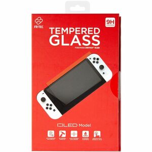 Blade 9H Tempered Glass Screen Protector for Nintendo - Transparent - For AMOLED Portable Gaming Console - Fingerprint Res