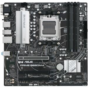 Asus Prime B650M-A-CSM Desktop Motherboard - AMD B650 Chipset - Socket AM5 - Micro ATX - Ryzen 7, Ryzen 5 Processor Suppor