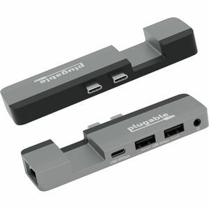 Plugable 5-in-1 USB C Hub Multiport Adapter for MacBook Pro 14/16 Inch, Macbook Air M2 - USB-C 40Gbps Port Compatible with