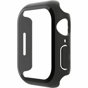 Belkin TemperedCurve 2-in-1 Treated Screen Protector + Bumper for Apple Watch Series 8 Black, Clear - For OLED Apple Watch