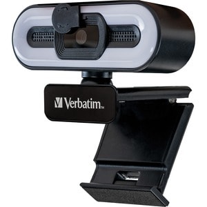 Verbatim AWC-02 - Webcam - 5 Megapixel - 30 fps - Schwarz - USB Typ-A - 2560 x 1440 Pixel Videoauflösung - Autofokus - 72°