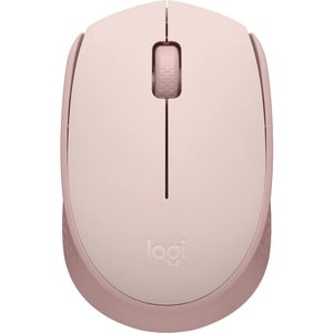 Logitech M171 Wireless Mouse - Optical - Wireless - Radio Frequency - 2.40 GHz - Rose - USB - 1000 dpi - Scroll Wheel - 3 