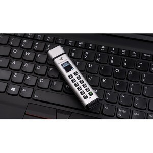 DataLocker Sentry K350 16 GB USB 3.1 (Gen 1) Type A, USB 2.0 Type A Flash Drive - 256-bit AES - TAA Compliant - 190 MB/s R