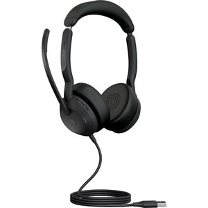 Jabra Evolve2 50 Headset - Stereo - USB Type A - Wired/Wireless - Bluetooth - 98.4 ft - 20 Hz to 20 kHz - On-ear - Binaura