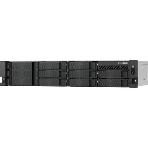 Sistema di memorizzazione SAN/NAS QNAP TS-855eU-RP-8G - 8 x Vani totali - 5 GB Capacità memoria Flash - Intel Atom MT8168 