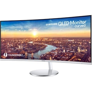 Samsung C34J791WTR 34" Class UW-QHD Curved Screen LCD Monitor - 21:9 - 86.4 cm (34") Viewable - Vertical Alignment (VA) - 