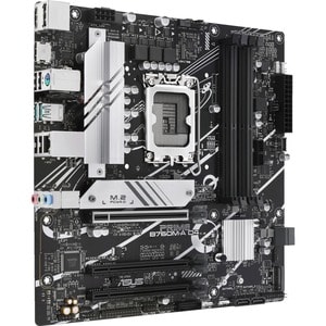 Asus Prime B760M-A D4 Desktop Motherboard - Intel B760 Chipset - Socket LGA-1700 - Micro ATX - Pentium Gold, Celeron, Core