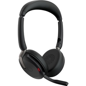 Jabra Evolve2 65 Flex Wireless On-ear Stereo Headset - Binaural - Supra-aural - 3000 cm - Bluetooth - 20 Hz to 20 kHz - MEMS Technology, Noise Cancelling Microphone - Noise Canceling