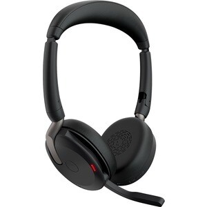 Jabra Evolve2 65 Flex Wireless On-ear Stereo Headset - Binaural - Supra-aural - 3000 cm - Bluetooth - 20 Hz to 20 kHz - ME