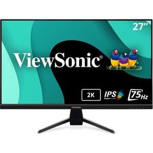 ViewSonic VX2767U-2K 27 Inch 1440p IPS Monitor with 65W USB C, HDR10 Content Support, Ultra-Thin Bezels, Eye Care, HDMI, a