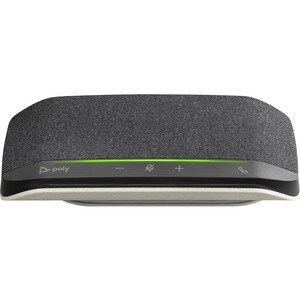 Poly Sync 10 免提电话 - 黑, 银 - USB - 麦克风 - USB