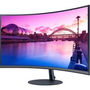 Samsung Essential S32C390EAE 32" Class Full HD Curved Screen LCD Monitor - 16:9 - Black, Dark Blue Gray - 32" Viewable - V