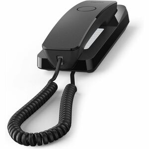 Gigaset 200 Standard-Telefon - Desktop, Wandmontierbar - Schwarz - Hörhilfen-kompatibel