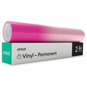 cricut Heat-Activated, Colour-Changing Vinyl - Permanent, Magenta - Light Pink - Cutting Machine x 24" (609.60 mm) Length 