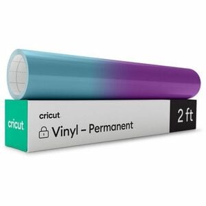 cricut Cold-Activated, Colour-Changing Vinyl - Permanent, Turquoise - Purple - Cutting Machine - 12" (304.80 mm) Width x 2