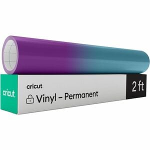 cricut Heat-Activated, Color-Changing Vinyl - Permanent, Purple - Turquoise - Cutting Machine x 24" (609.60 mm) Length - T