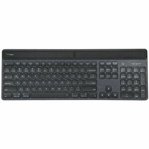 Targus Sustainable Energy Harvesting EcoSmart Keyboard - Wireless Connectivity - Bluetooth - 5 - Notebook/Tablet - PC, Mac