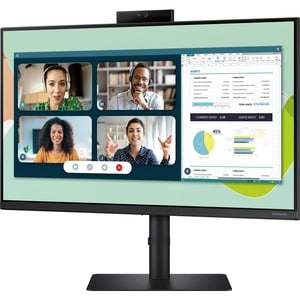 Samsung S24A400VEU 24" Class Webcam Full HD Gaming LCD Monitor - 16:9 - Black - 61 cm (24") Viewable - In-plane Switching 