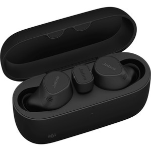 Jabra Evolve2 True Wireless Earbud Stereo Earset - Black - Binaural - In-ear - 2000 cm - Bluetooth - 20 Hz to 20 kHz - MEM