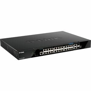D-Link DGS-1520 DGS-1520-28MP 26 Ports Manageable Layer 3 Switch - Gigabit Ethernet, 2.5 Gigabit Ethernet, 10 Gigabit Ethe
