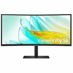 Samsung ViewFinity S6 S34C654UAN 34" Class UW-QHD Curved Screen LCD Monitor - 21:9 - Black - 34" Viewable - Vertical Align