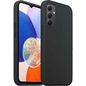 Coque ALTADIF - pour Samsung Galaxy A14 Smartphone - Noir - Antidérapante - Caoutchouc de silicone