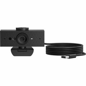 HP 625 Webcam - 4 Megapixel - 60 fps - Black - USB Type A - 1920 x 1080 Video - Auto-focus - 92° Angle - Microphone - Wind