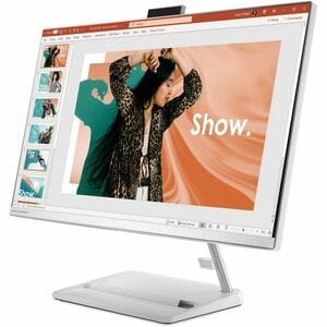 Lenovo IdeaCentre 3 27IAP7 F0GJ00F5IN All-in-One Computer - Intel Core i5 12th Gen i5-12450H - 16 GB - 512 GB SSD - 68.58 