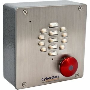 CyberData Intercom Sub Station - Cable - Wall Mount, Goose-neck Mount, Surface Mount for Residential, Session Border Contr