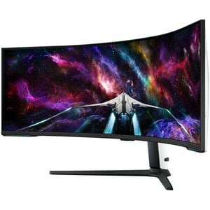Samsung Odyssey Neo G9 S57CG952NN 57" Class DUHD Curved Screen Gaming LED Monitor - 32:9 - Black, White - 57" Viewable - V