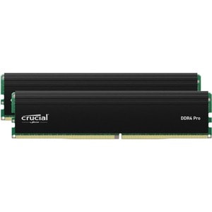 Micron Pro 32GB DDR4 SDRAM Memory Module - For Desktop PC - 32 GB (2 x 16GB) - DDR4-3200/PC4-25600 DDR4 SDRAM - 3200 MHz -