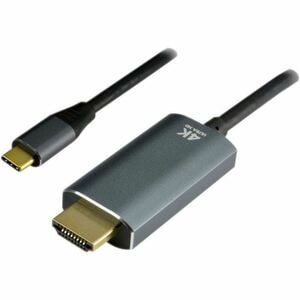 Câble A/V MCL - 1,80 m HDMI/USB-C - pour PC, Périphérique audio/vidéo - 2e bout: 1 x HDMI 2.0 Digital Audio/Video - Male -