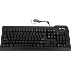 Seal Shield Silver Seal Keyboard Long Cable - Cable Connectivity - USB Interface - English (US) - Computer - Membrane Keys