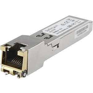 StarTech.com SFP1GEFEETST SFP (mini-GBIC) - 1 x RJ-45 Duplex 1000Base-T LAN - 1 Each - For Data Networking - Twisted PairG