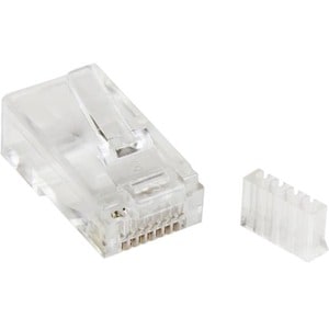 Cat 6 RJ45 Modular Plug for Solid Wire - 50 Pack