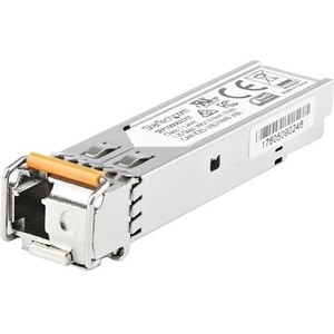 StarTech.com SFP1GBX10UES SFP (mini-GBIC) - 1 x LC Duplex 1000BASE-BX10-U Network - 1 Each - For Data Networking, Optical 