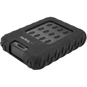 StarTech.com USB 3.1 External Hard Drive Enclosure for 2.5in SATA SSD / HDD - Rugged SSD / HDD Enclosure - USB-C / USB-A -