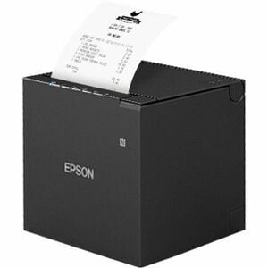 Epson TM-m30III (152A0) Direct Thermal Printer - Receipt Print - USB - Bluetooth - Wireless LAN - UK - Black - For PC