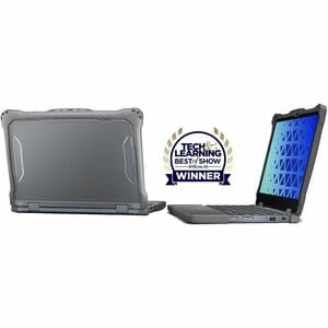 Extreme Shell-F2 Slide Case for Lenovo 500e/w G4 Chromebook 12" (Gray/Clear) - For Lenovo Chromebook - Gray, Clear - Scrat