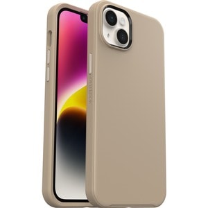 OtterBox Symmetry Case for Apple iPhone 14 Plus Smartphone - Don't Even Chai (Brown) - Drop Resistant, Bacterial Resistant