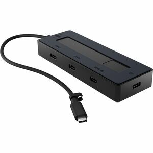 HP USB-Typ C Docking Station für Notebook - Tragbar - 4K - 3840 x 2160 - 4 x USB-Anschlüsse - 4.0 x USB Typ-C-Anschlüsse -