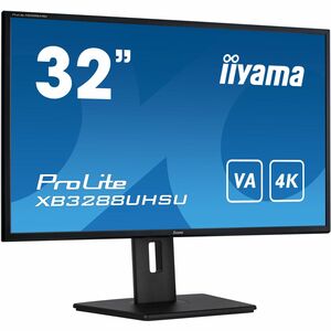 iiyama XB3288UHSU-B5 32 Zoll Class 4K UHD LED-Monitor - 16:9 Format - Mattschwarz - 80 cm (31,5 Zoll) Viewable - Vertical-