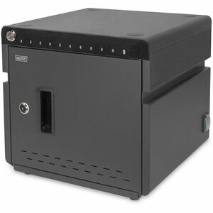 Digitus Ladeschrank - Bildschirmgröße: Bis zu 35,6 cm (14 Zoll) - 34,5 cm Höhe x 36 cm Breite x 37 cm Tiefe - Desktop - St