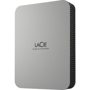 LaCie Mobile Drive Secure STLR4000400 4 TB Portable Hard Drive - 3.5" External - Space Gray - USB 3.2 (Gen 1) Type C - 720