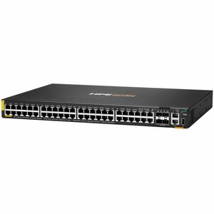 HPE CX 6200F 48G Class 4 PoE 4SFP+ 370W Switch - 48 Ports - Manageable - Gigabit Ethernet, 10 Gigabit Ethernet - 10/100/10