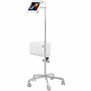 CTA Digital Medical Rolling Cart with Articulating Arm & Accessories for iPad 10.2 Series, iPad Air 3, and iPad Pro 10.5 -