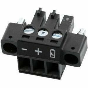 AXIS Data Connector - 10 - 3-Pin Terminal Block - Female - Black