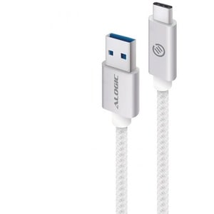 Alogic Prime 1 m (39.37") USB/USB-C Data Transfer Cable - 1 - Cable for Computer, Mobile Phone, Chromebook, Wall Outlet - 